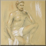 Apollo Halbakt, erotische Kunst
