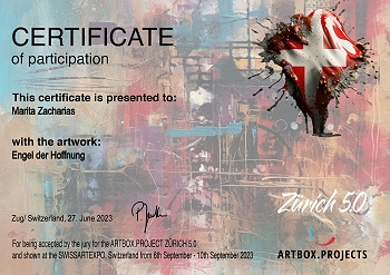 Certificate Art exhibition SWISSARTEXPO